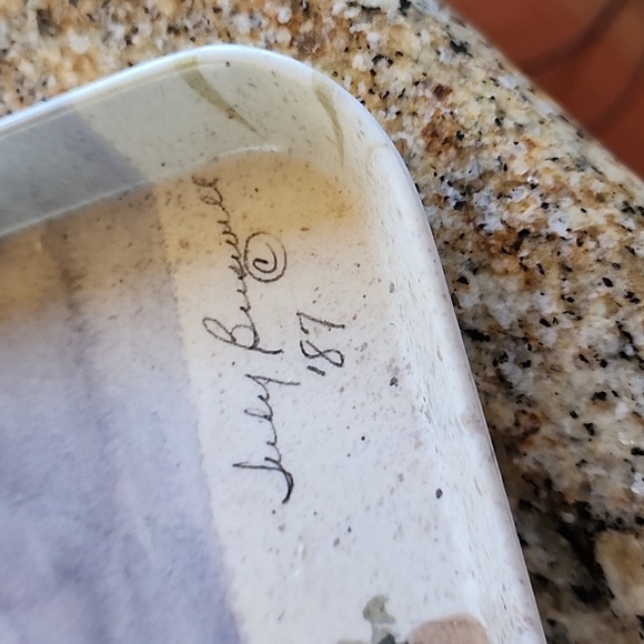 Breakfast tray with Judy Buswell watercolors - Picture 3 of 3